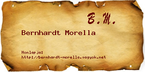 Bernhardt Morella névjegykártya